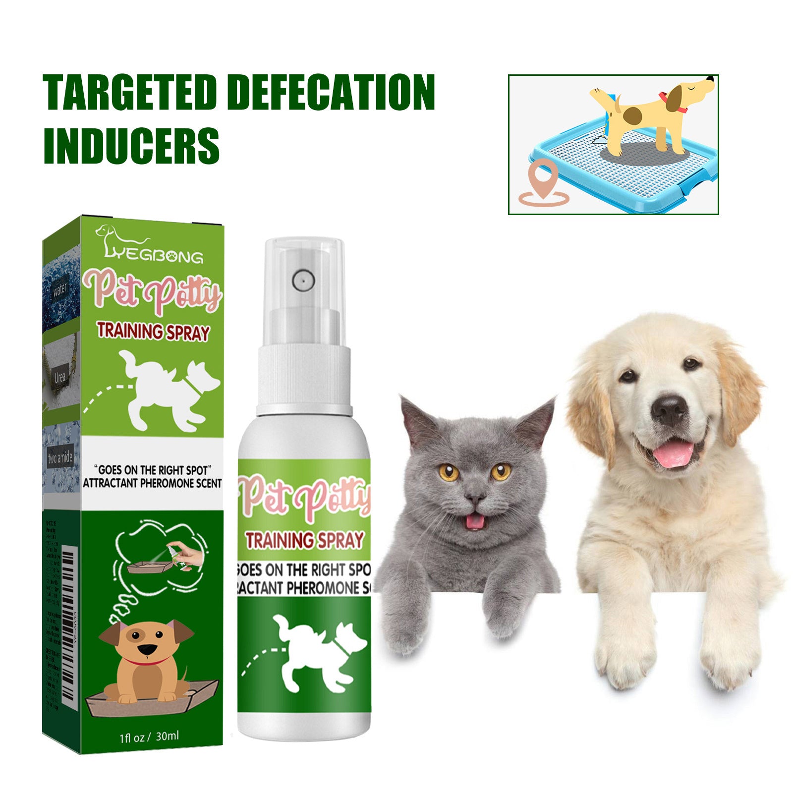 Pet potty training spray  for Dogs& cats fast Results!